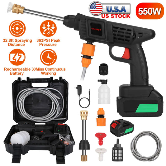 Pulitore ad alta pressione portatile 21V